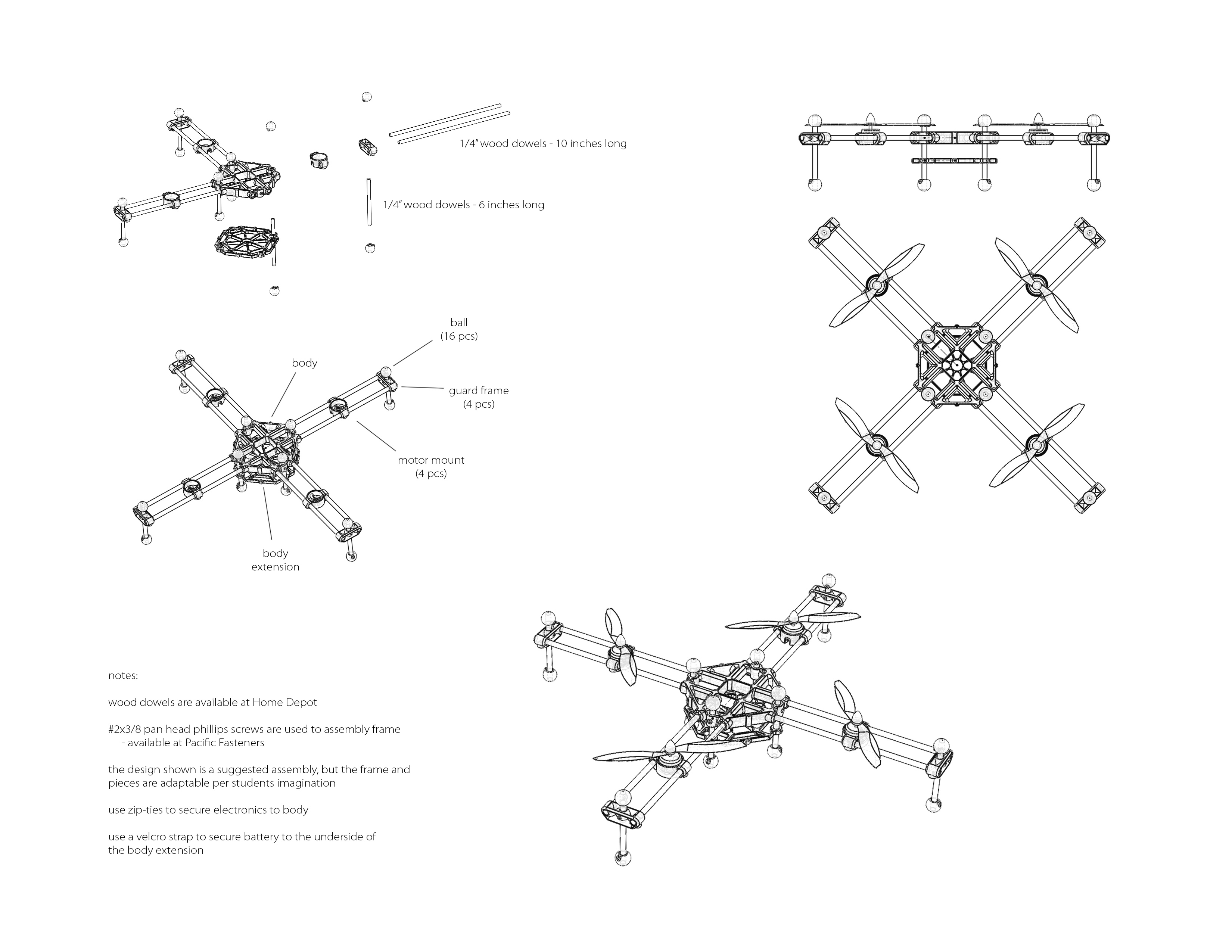 udin [43+] Diy Drone Frame Design